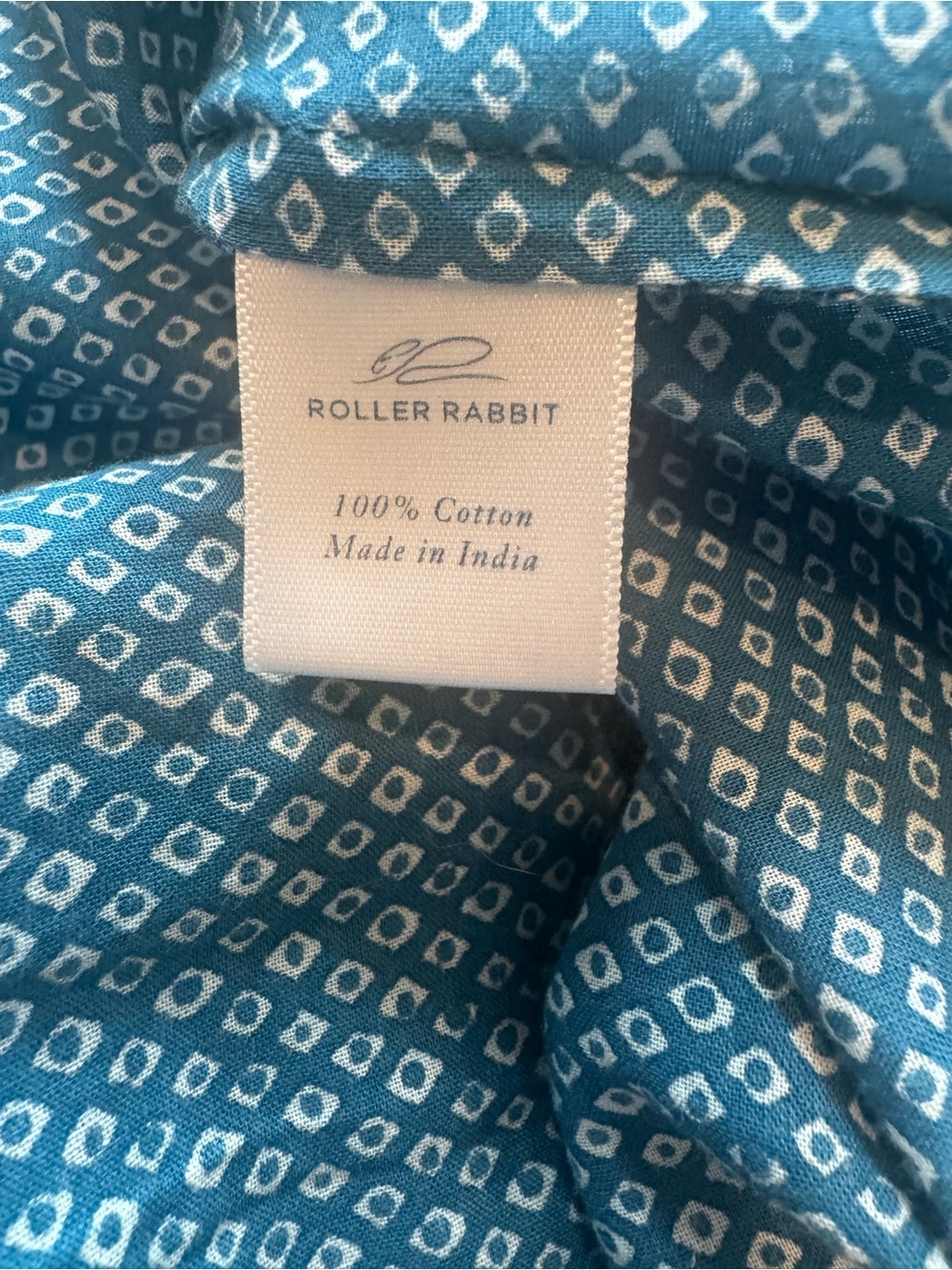 Roller Rabbit Blue Tunic with Pink Embroidery - Picture 3 of 7